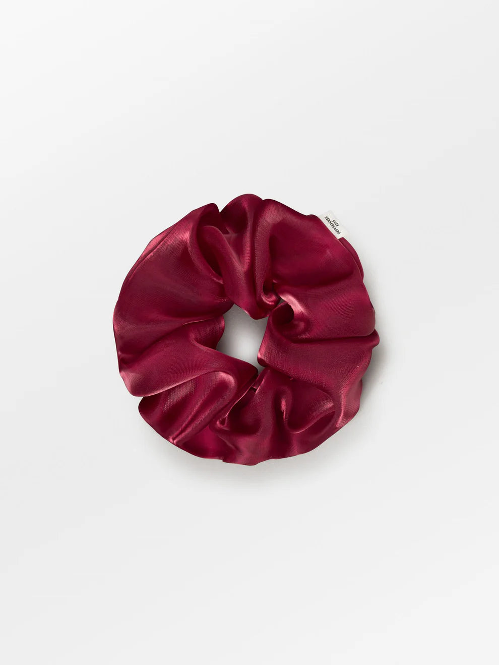 Beck Søndergaard Hårelastik - Organza Scrunchie i Tibetan Red