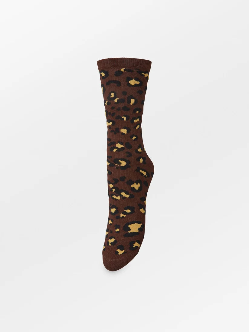 Beck Søndergaard Strømper - Leony Cotta Strømper i Chocolate Brown
