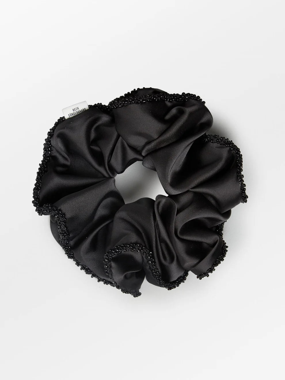 Beck Søndergaard Hårelastik - Luster Bead Scrunchie i Sort