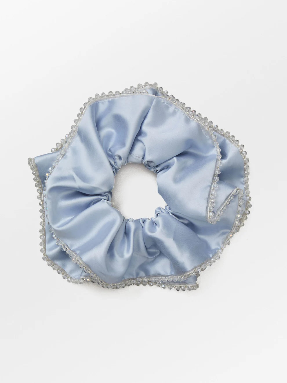 Beck Søndergaard Hårelastik - Luster Bead Scrunchie i Kentucky Blue