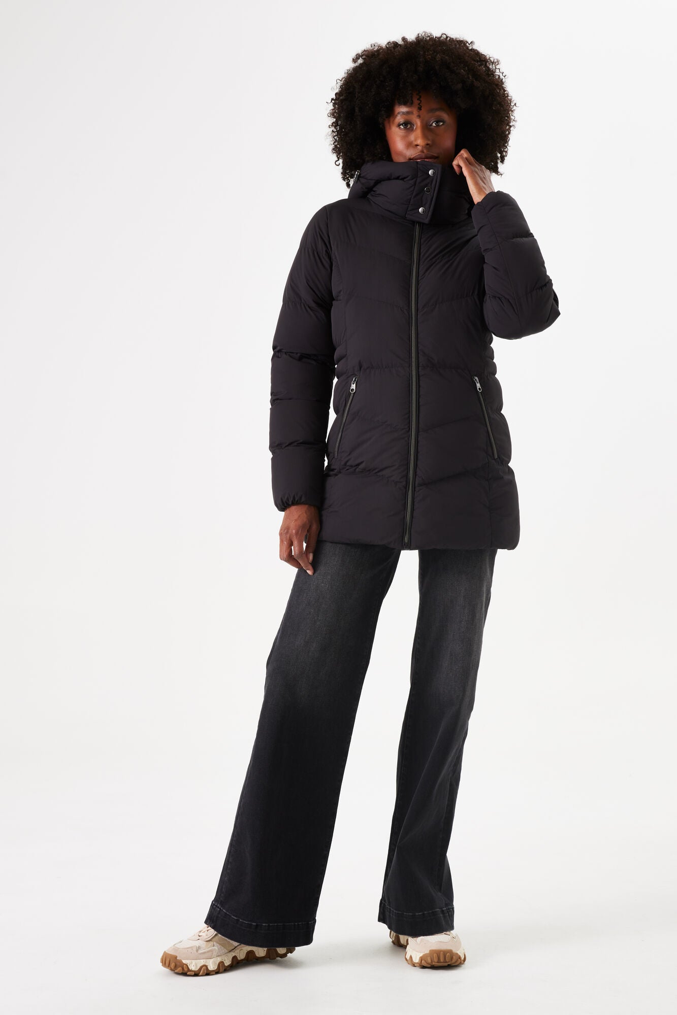 Garcia Jakke - Ladies Puf Jakke i Sort