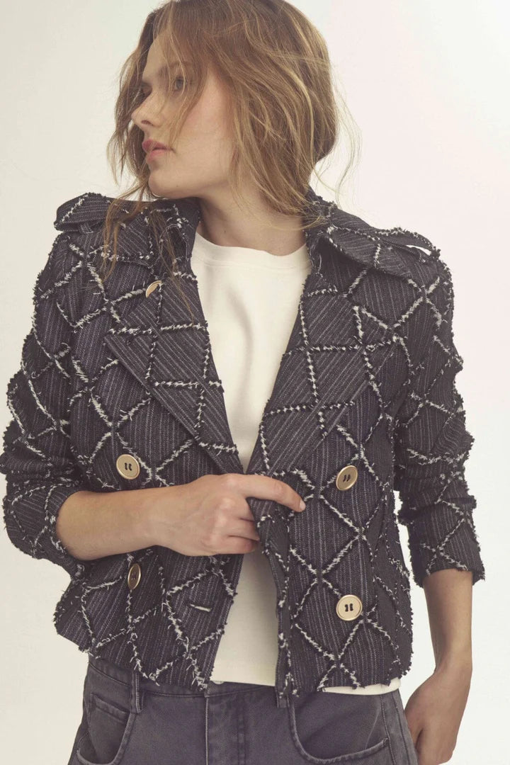 Gossia Jakke - AngelieGO Jakke sort/offwhite