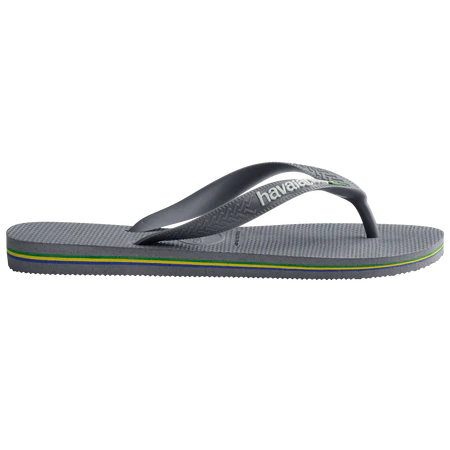 Havaianas Klipklappere - Hav Brasil Logo Slippers Steel Grey
