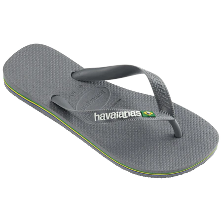 Havaianas Klipklappere - Hav Brasil Logo Slippers Steel Grey