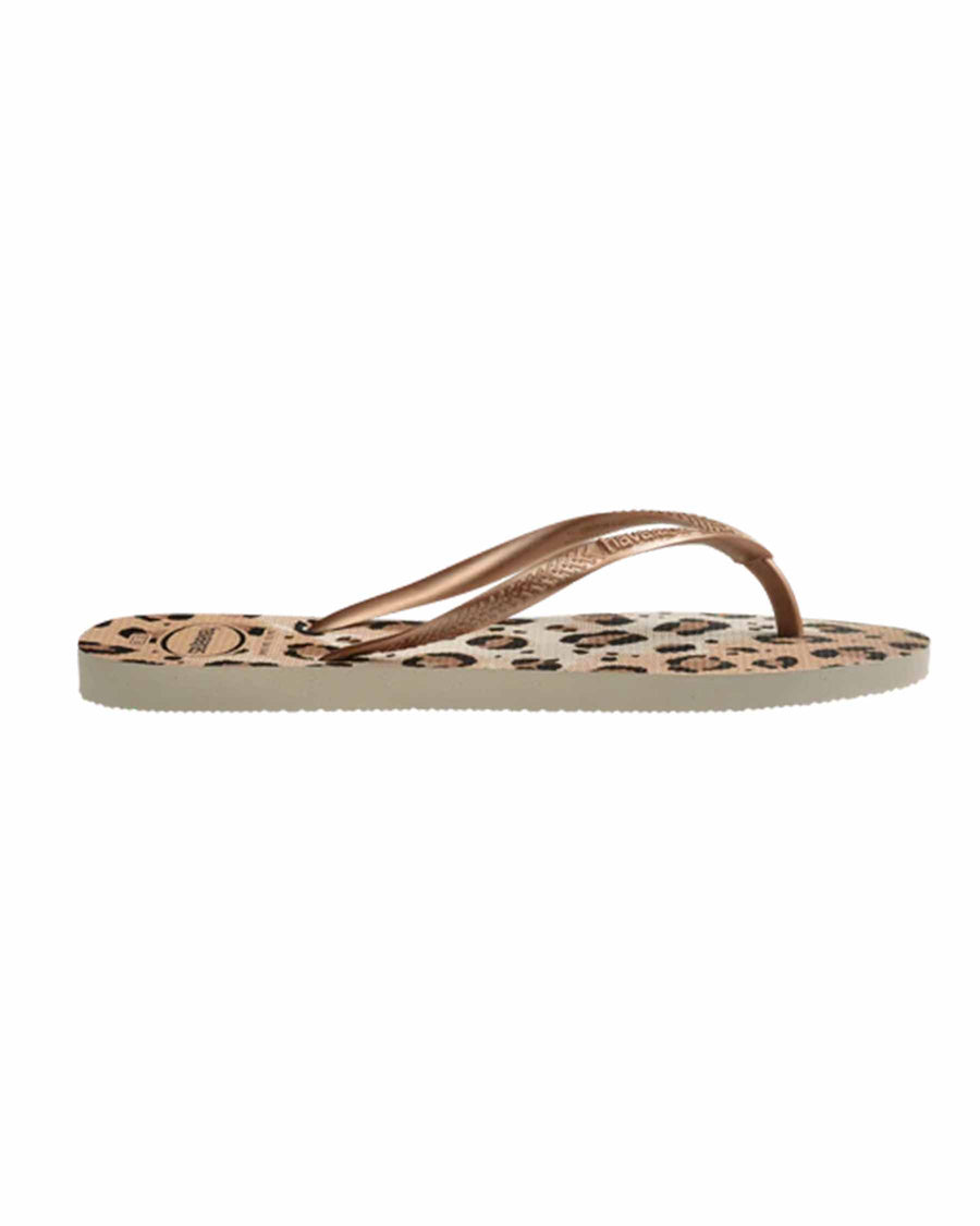 Havaianas Klipklappere - Slim Animals Klipklappere i Leo Beige
