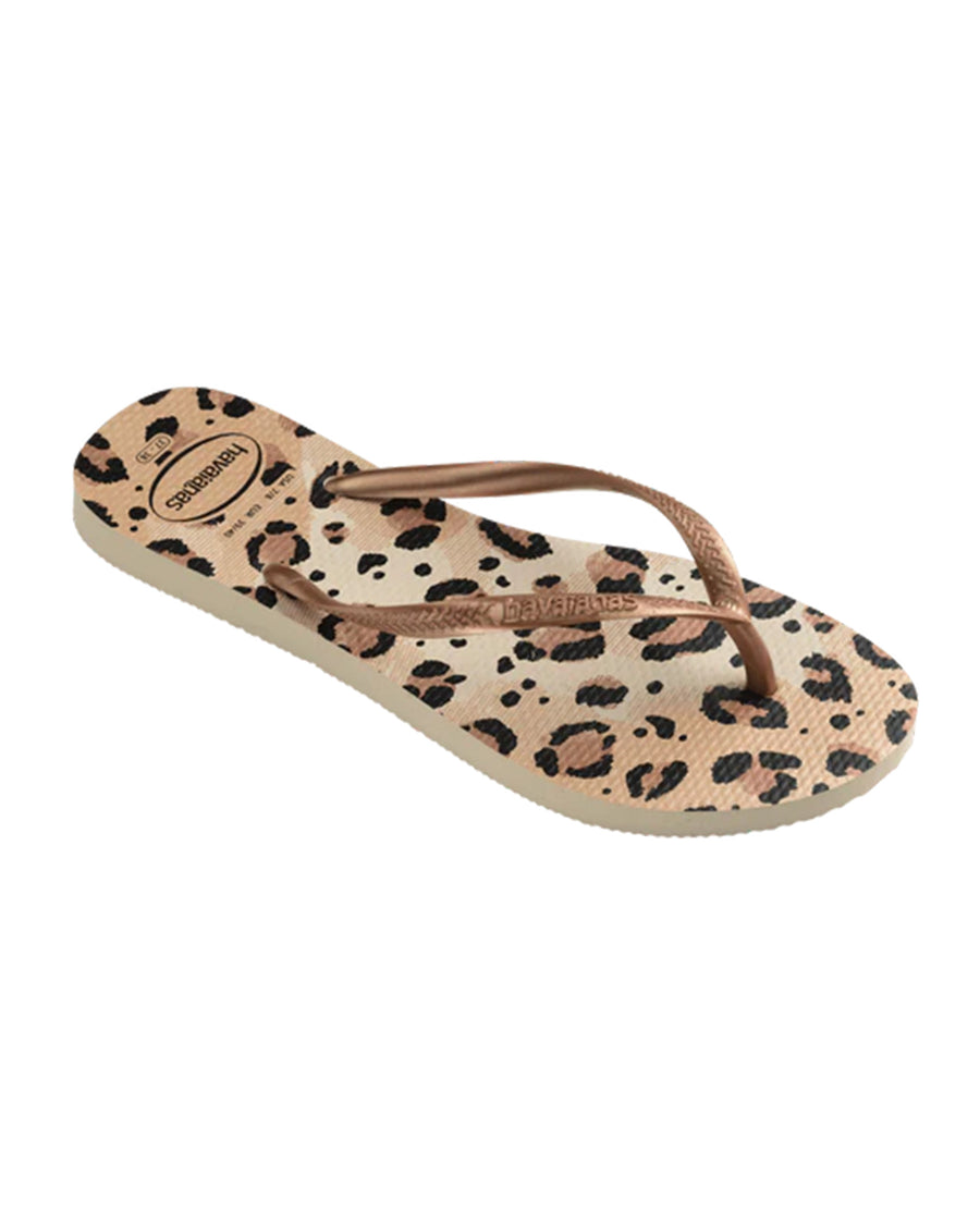 Havaianas Klipklappere - Slim Animals Klipklappere i Leo Beige