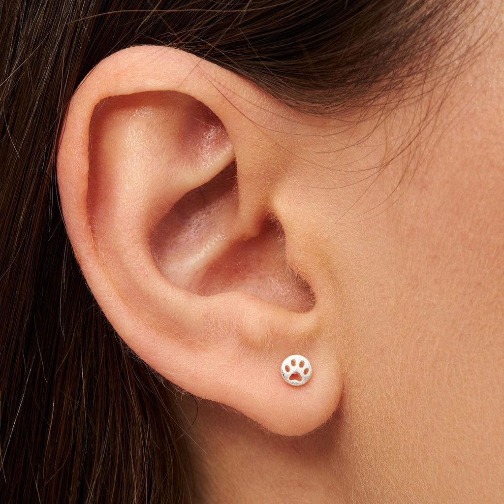 LULU Copenhagen Ørering - Hundepote Ørestik i Sølv