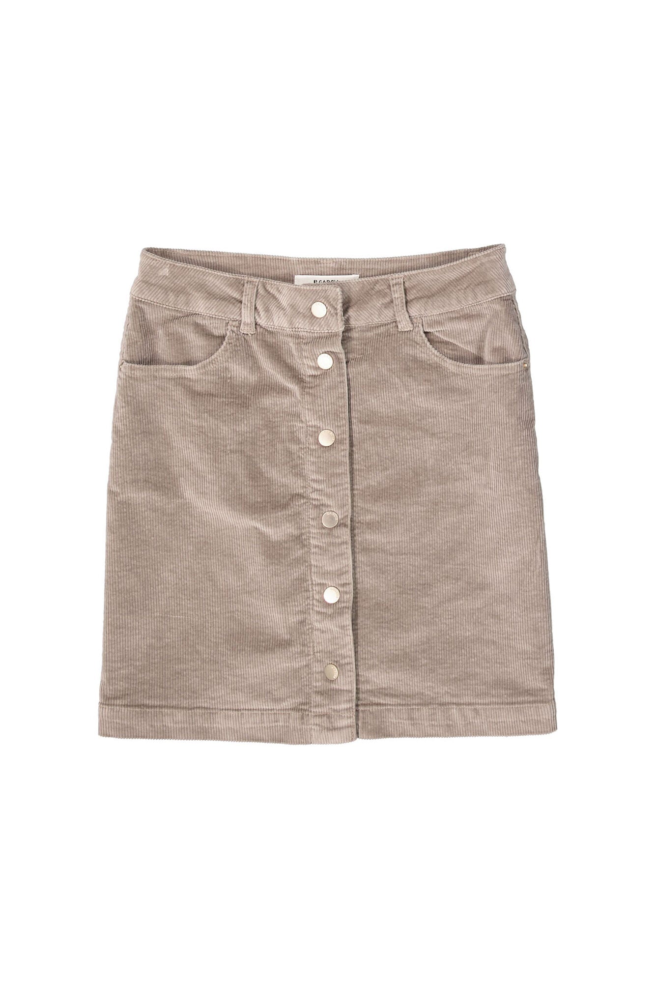 Garcia Nederdel - 50321 Kort Fløjls Nederdel i Taupe