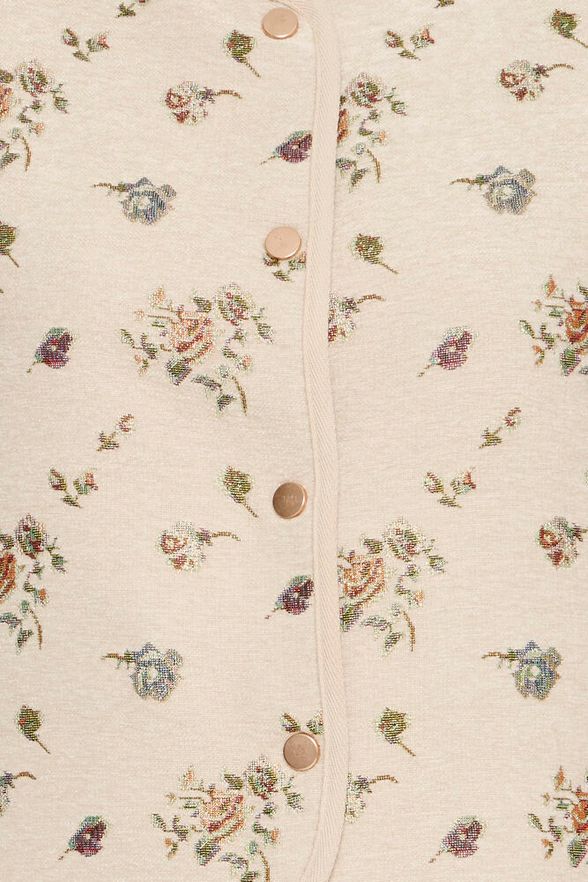 Atelier Rêve Vest - IRTambourine Vest i Jaquard Flowers