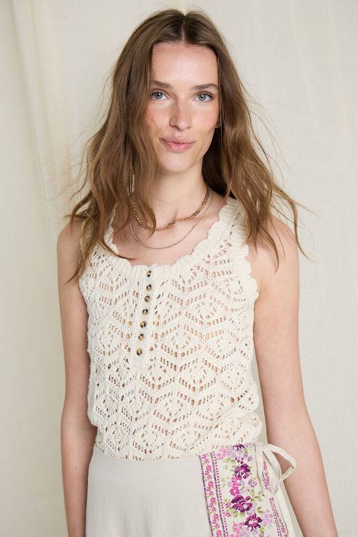 Atelier Rêve Top - IREstella Top i Oyster Grey