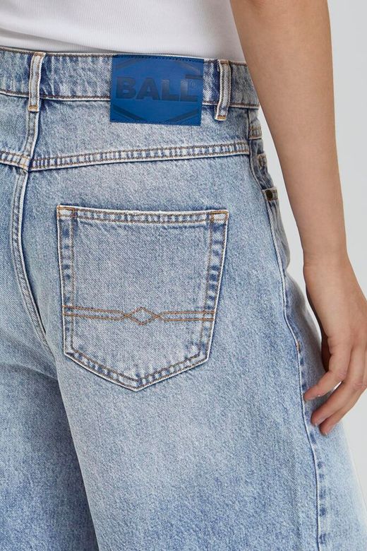 BALL Original Shorts - BaSaga Denim Shorts i Medium Denim Indigo