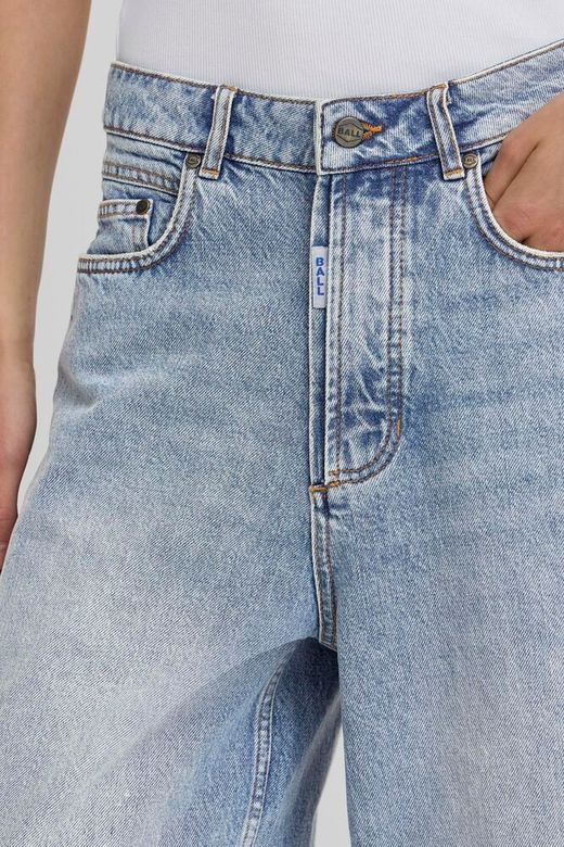 BALL Original Shorts - BaSaga Denim Shorts i Medium Denim Indigo