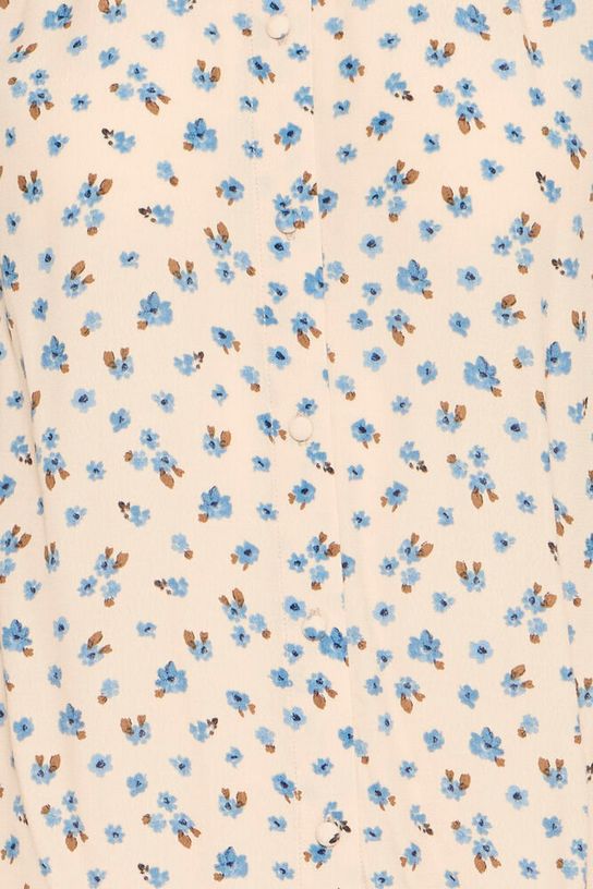 Atelier Rêve Bluse - IRNoella Skjorte i Feline Smoke Gray Flower