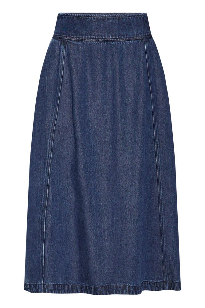 Atelier Rêve Kjole - IRRisle Denim Nederdel i Medium Blå
