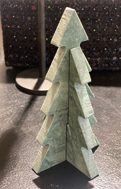 Mangus Juletræ - Marmor Juletræ i Grøn 15cm