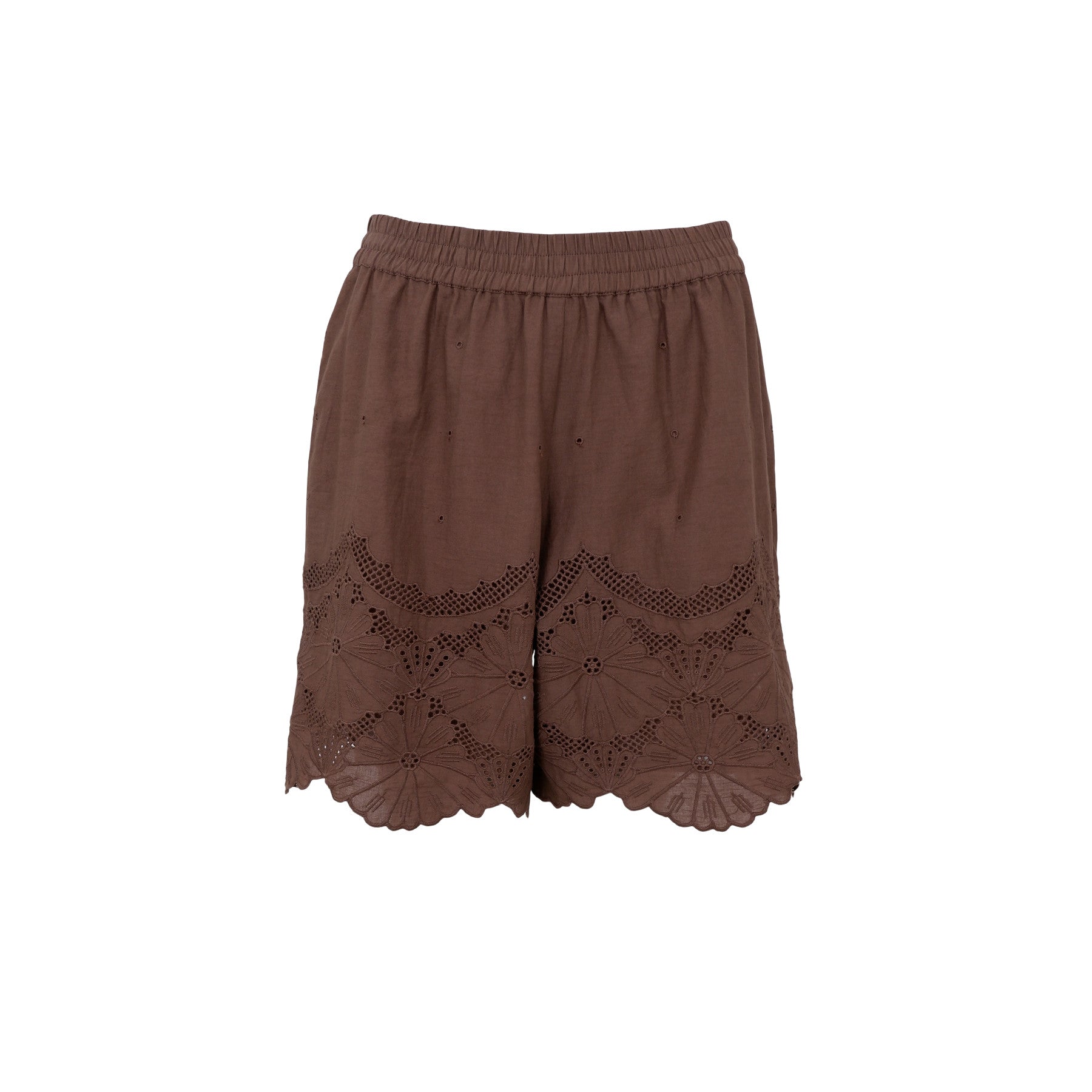 Black Colour Shorts - BcAgneta Lace Shorts i Expresso