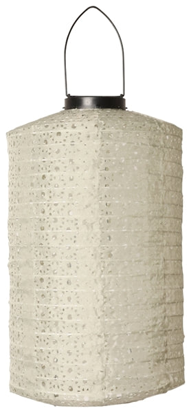 C´est Bon Lanterne - Cylinder Lanterne Med Solceller i Lys Grøn