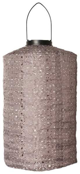 C´est Bon Lanterne - Cylinder Lanterne Med Solceller i Mørk Grå