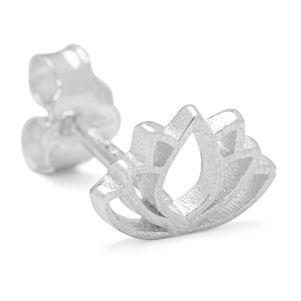 LULU Copenhagen Ørering - Lotus Ørestik i Sølv