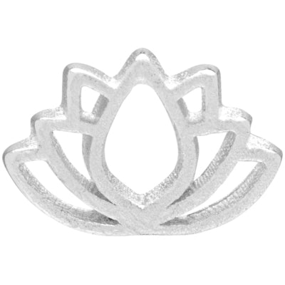 LULU Copenhagen Ørering - Lotus Ørestik i Sølv