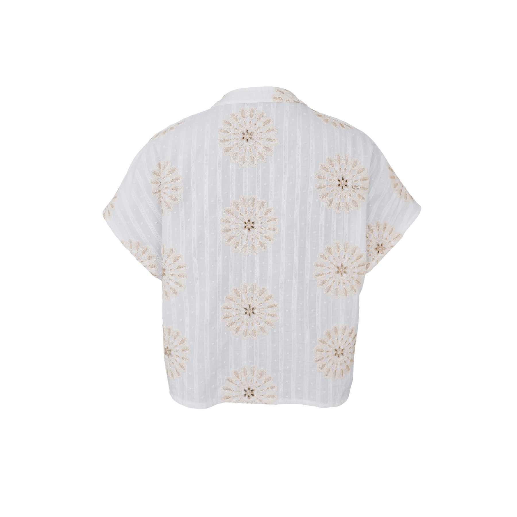 Black Colour Bluse - BcBlanca Loose Bluse i Creme