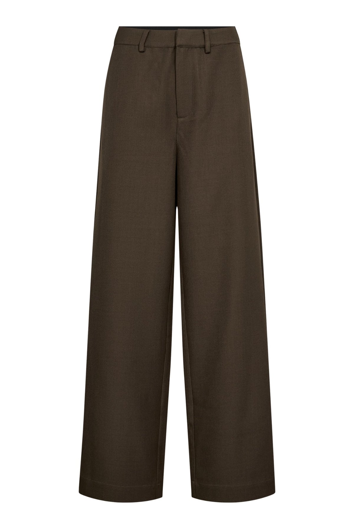Co´Couture Bukser - LunaCC Wide Pant i Dusty Army