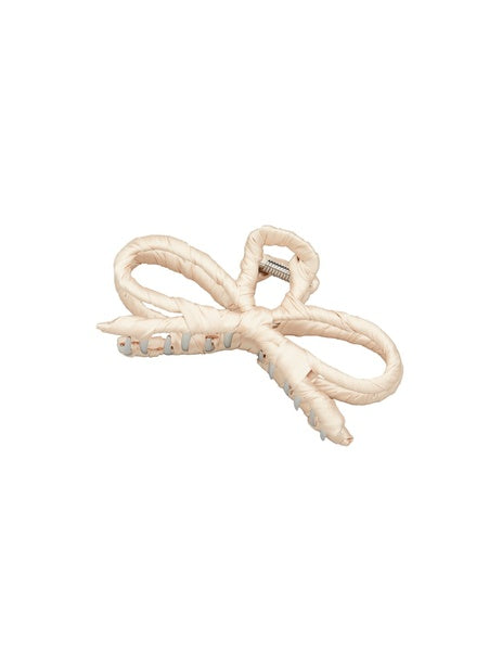 Beck Søndergaard Hårspænde - Luster Bow Hår Spænde Off-White