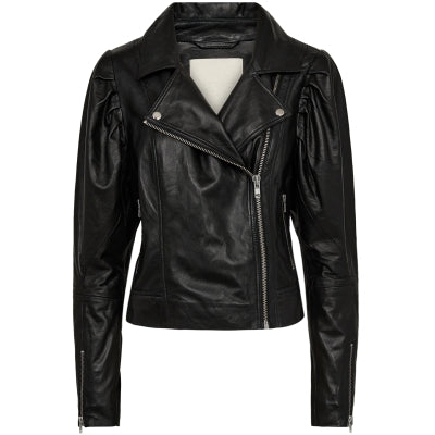 Gossia Jakke - MarysvilleGO Skind Jakke i Sort