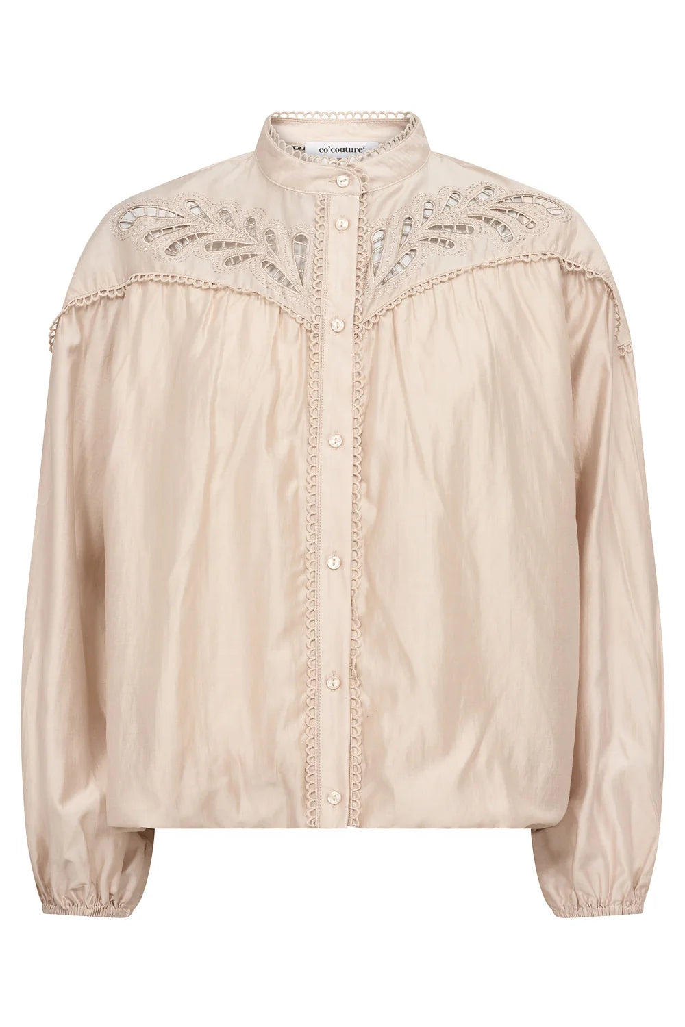 Co´Couture Bluse - MelinCC Balloon Lace Bluse