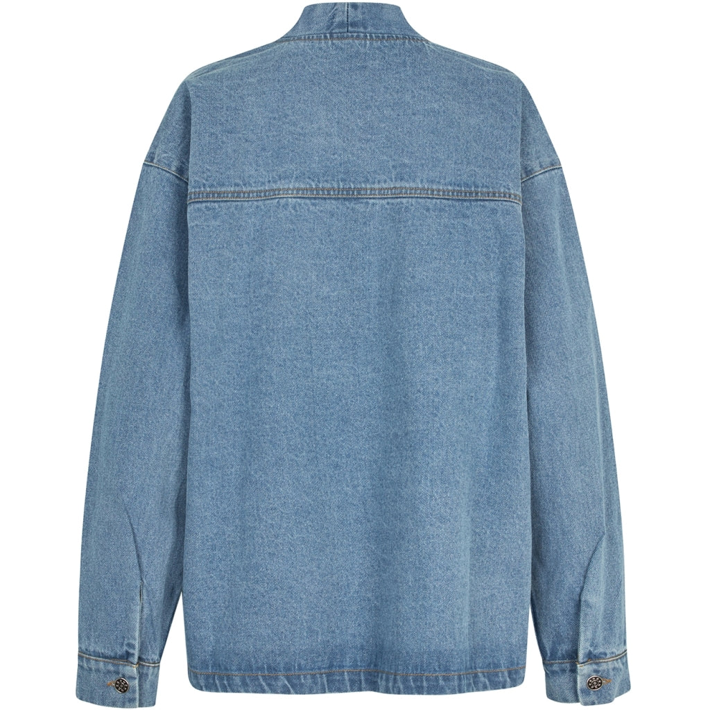 Lollys Laundry Jakke - MilaLL Jakke i Washed Denim