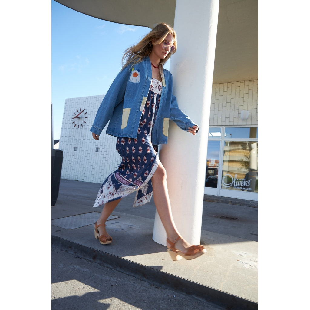 Lollys Laundry Jakke - MilaLL Jakke i Washed Denim