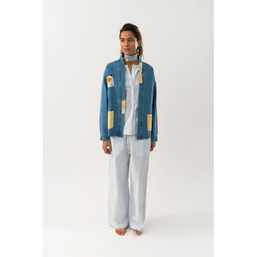 Lollys Laundry Jakke - MilaLL Jakke i Washed Denim