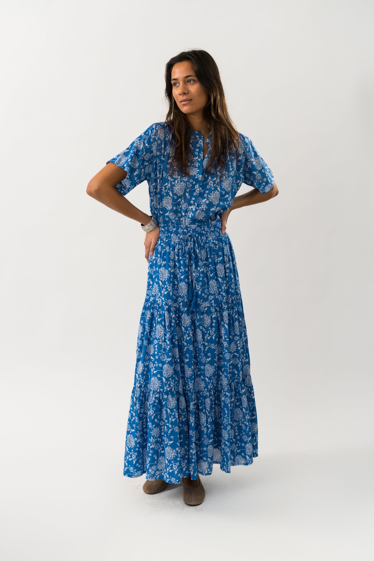 Lollys Laundry Skjorte - MyaLL Skjorte i Blå