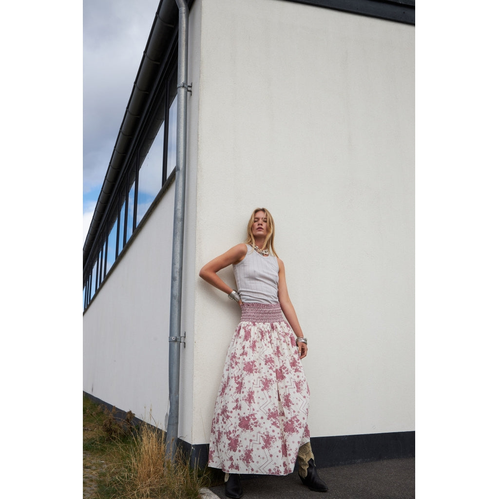 Lollys Laundry Nederdel - MyraLL Maxi Nederdel i Flower Print
