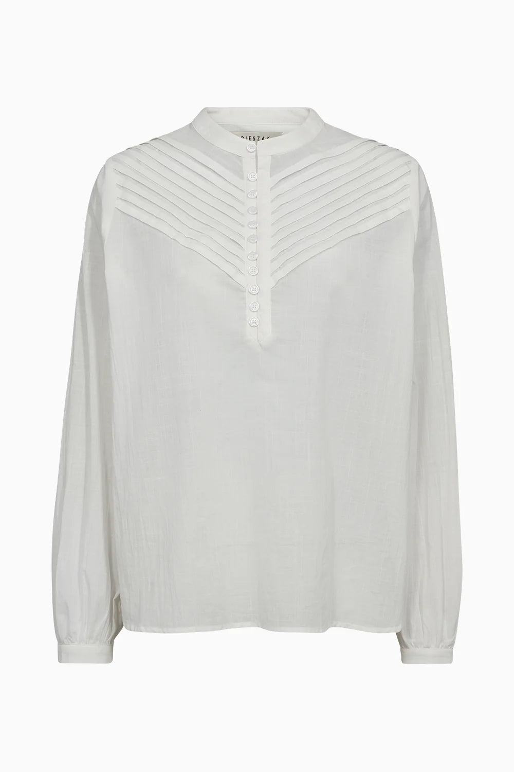 Pieszak Skjorte - PD-Wiona Pleat Skjorte I White Pearl