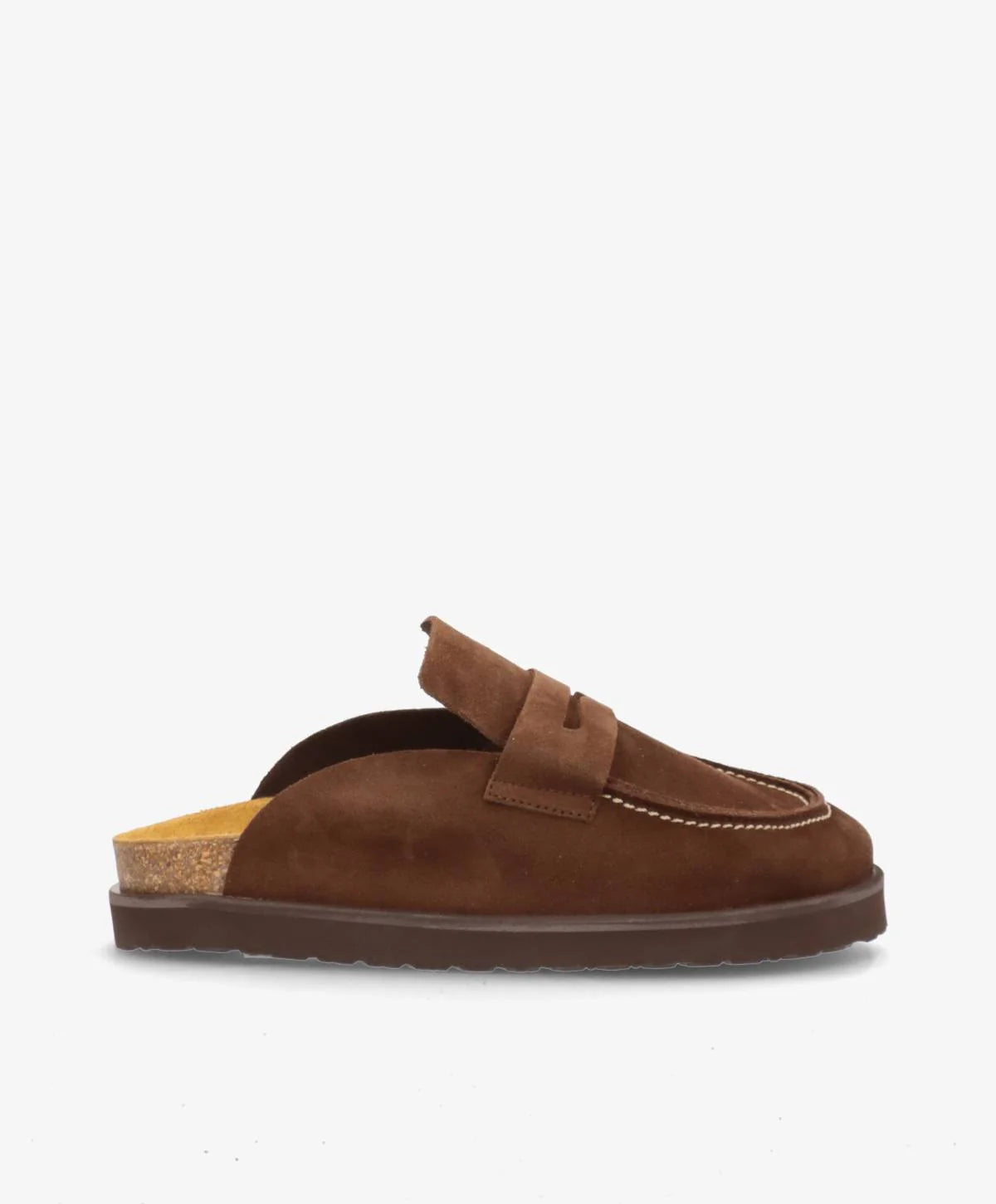 Phenumb Sandal - Ovtavia Slippers i Ruskind Mocca