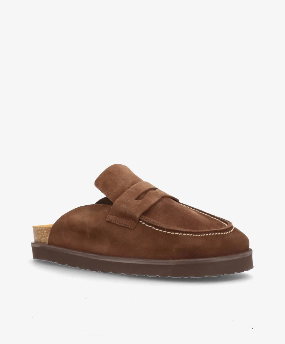 Phenumb Sandal - Ovtavia Slippers i Ruskind Mocca