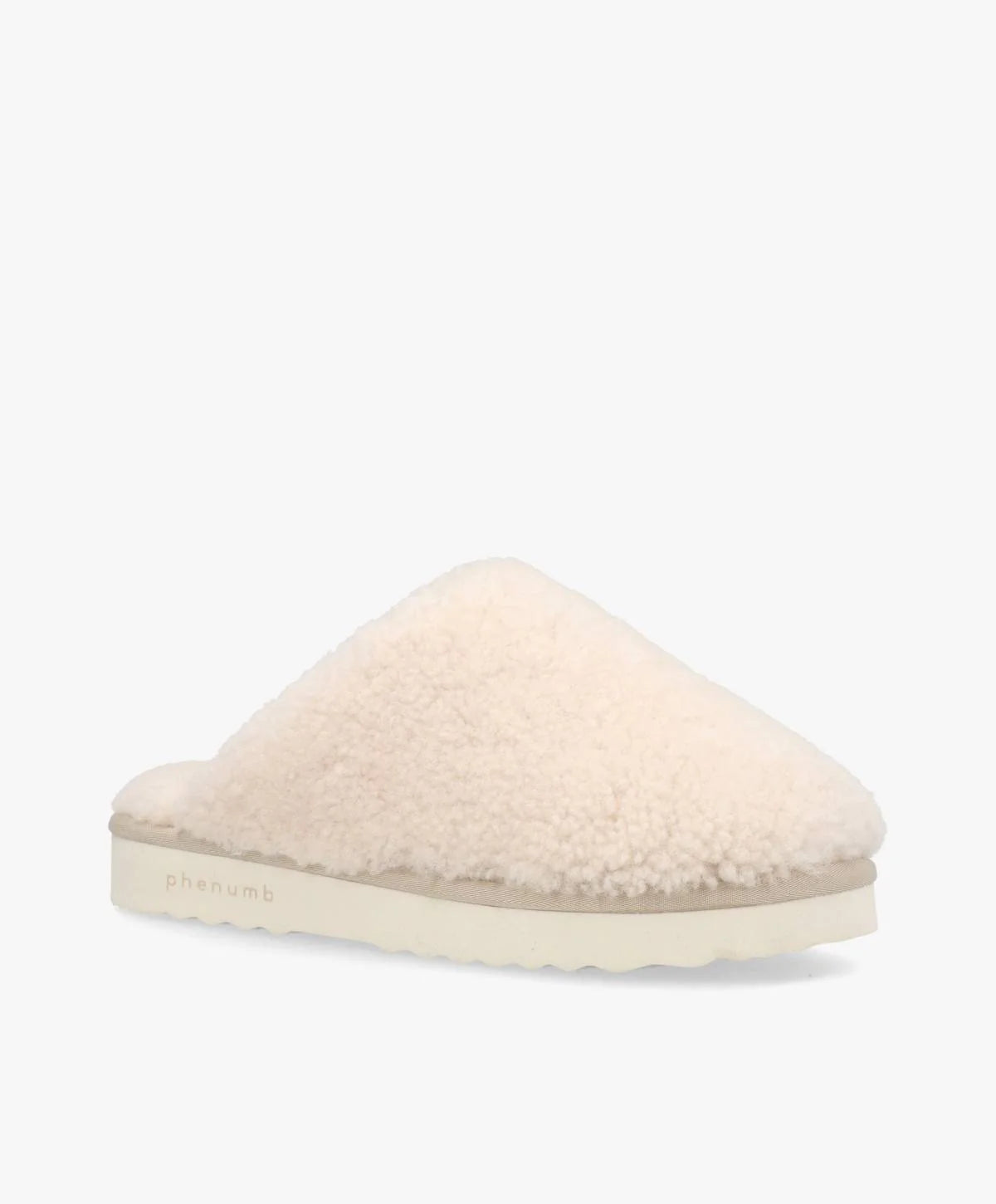 Phenumb Sko - Puff Hjemmesko i Lamb Wool Creme