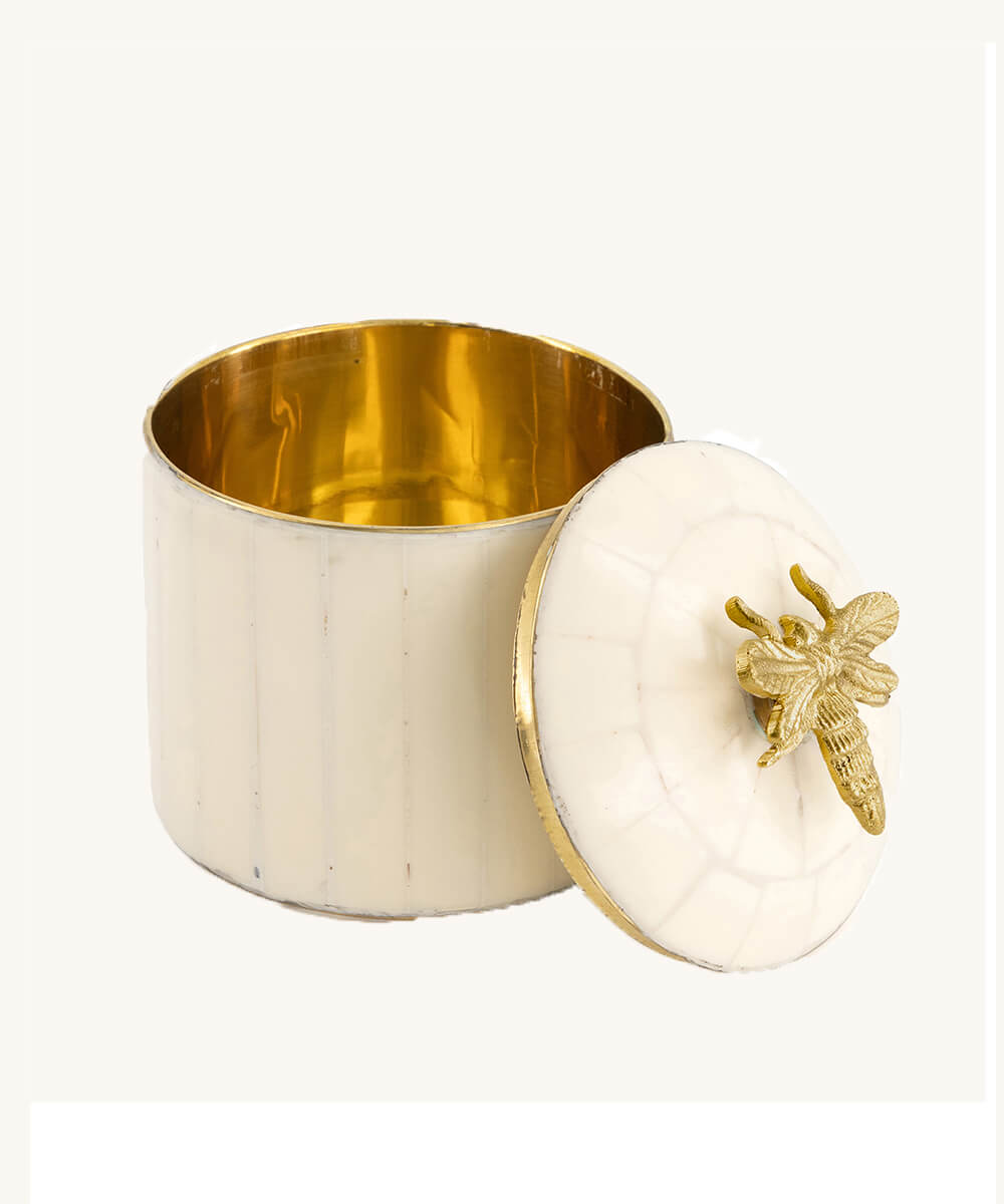 Doing Goods Box - Queen Bee Cirkus Box Stor i Hvid