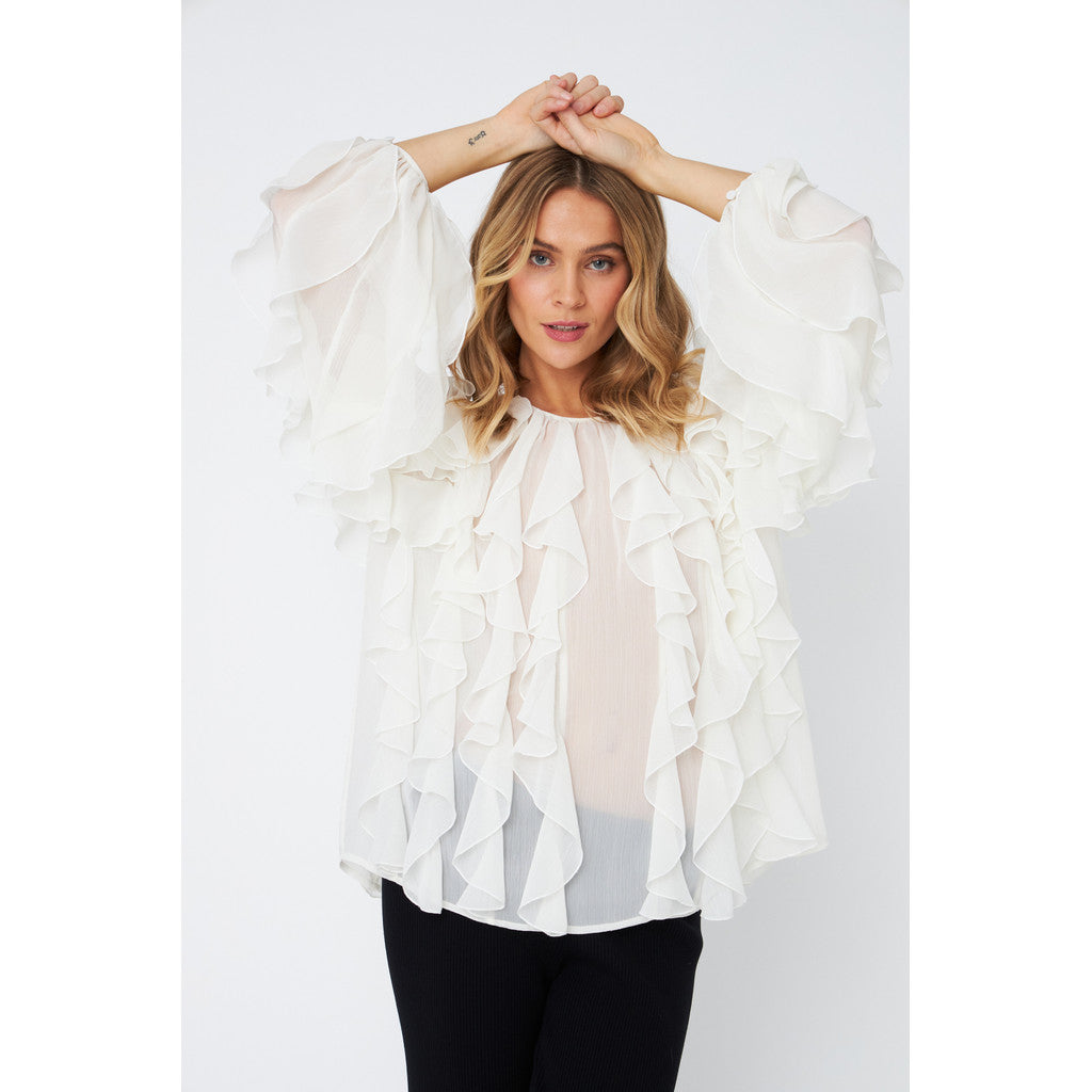 CRÁS Bluse - RyaCras Bluse i Ivory