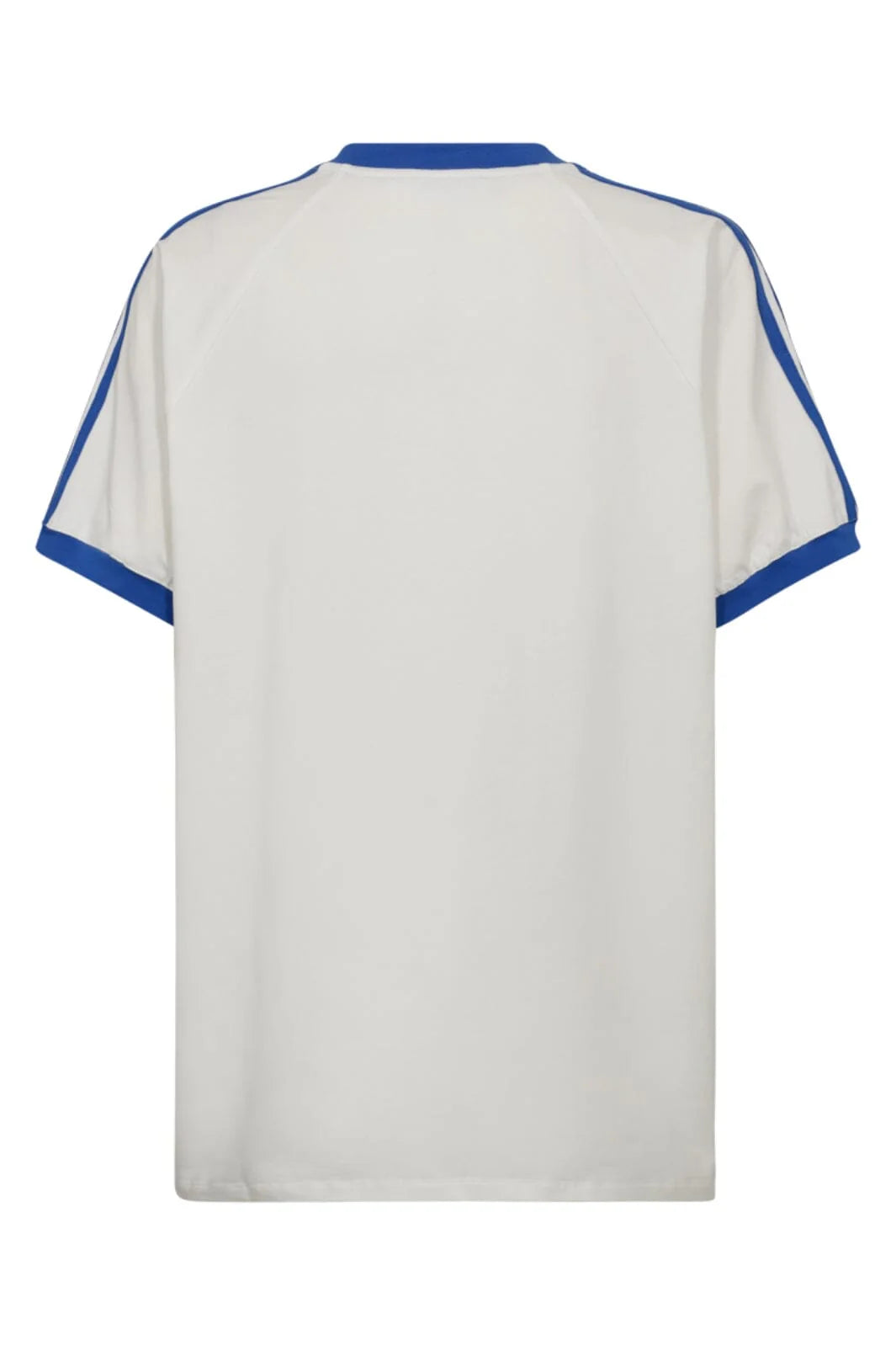 Co'Couture T-Shirt - SiaraCC Oversize V-Hals T-shirts i Off White New Blue
