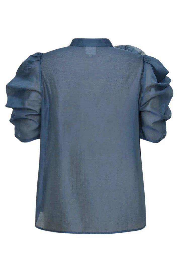 Gossia Bluse - AnnsofiGO Bluse i Dusty Blue