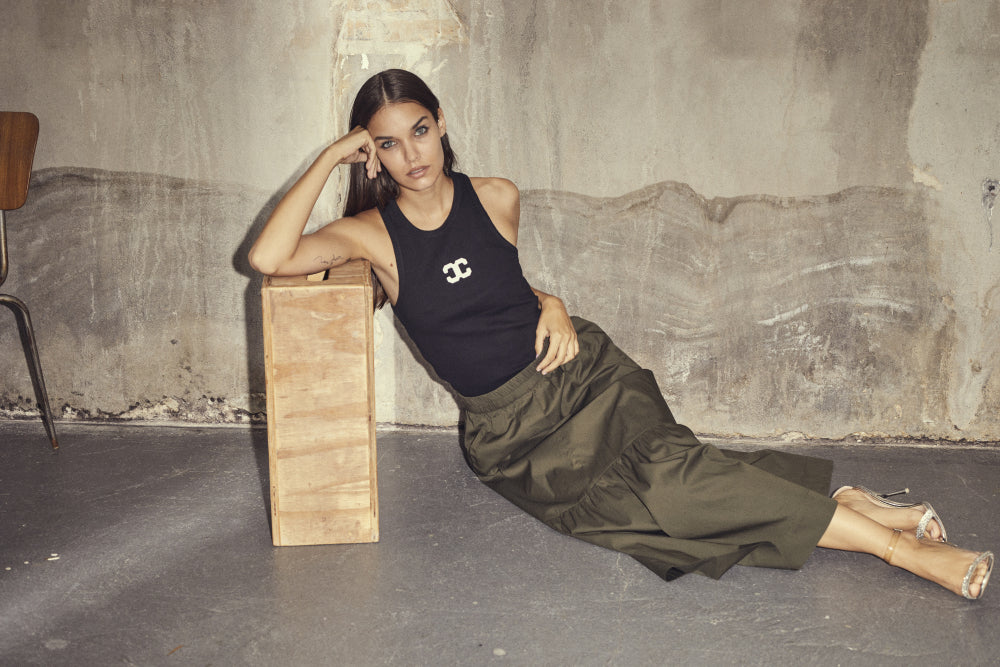 Co´Couture Top - SaharaCC Tank Top i Sort