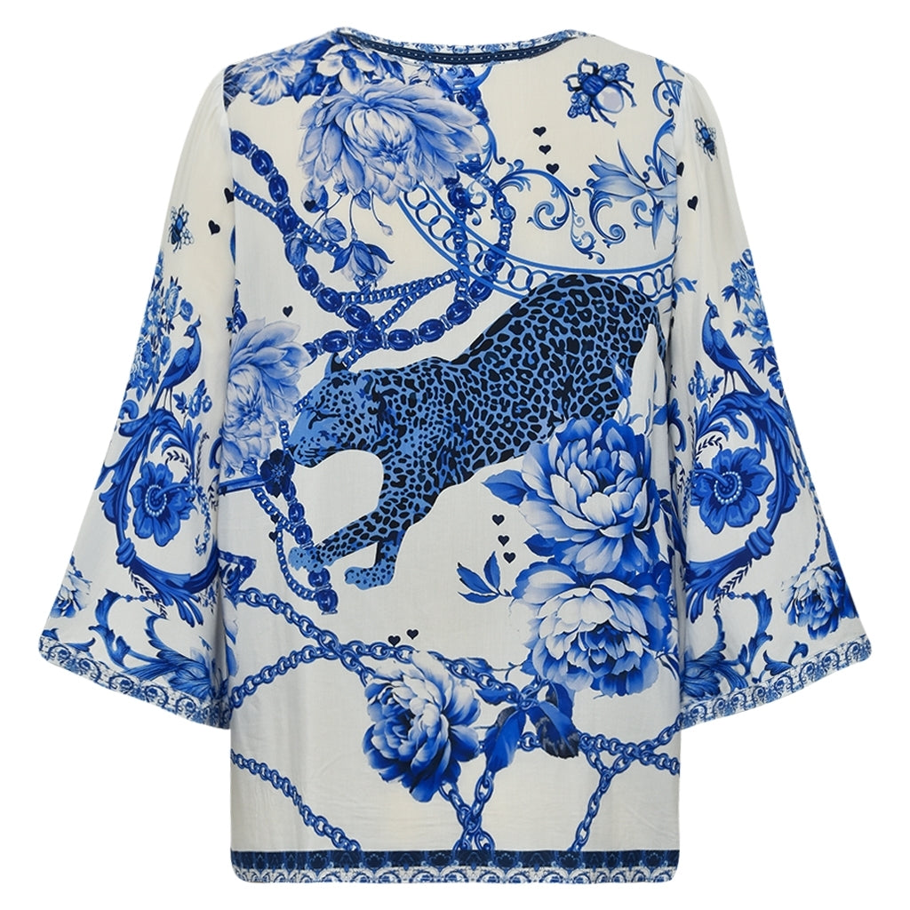 Gossia Bluse - SunGO Bluse i Blue Vibes