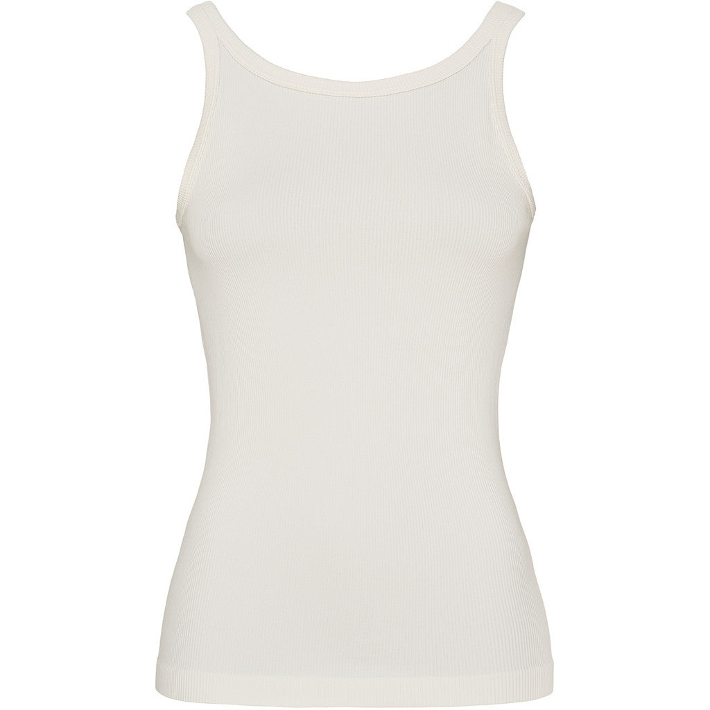Tim & Simonsen Top - Lone Rib Tank Top i Ivery