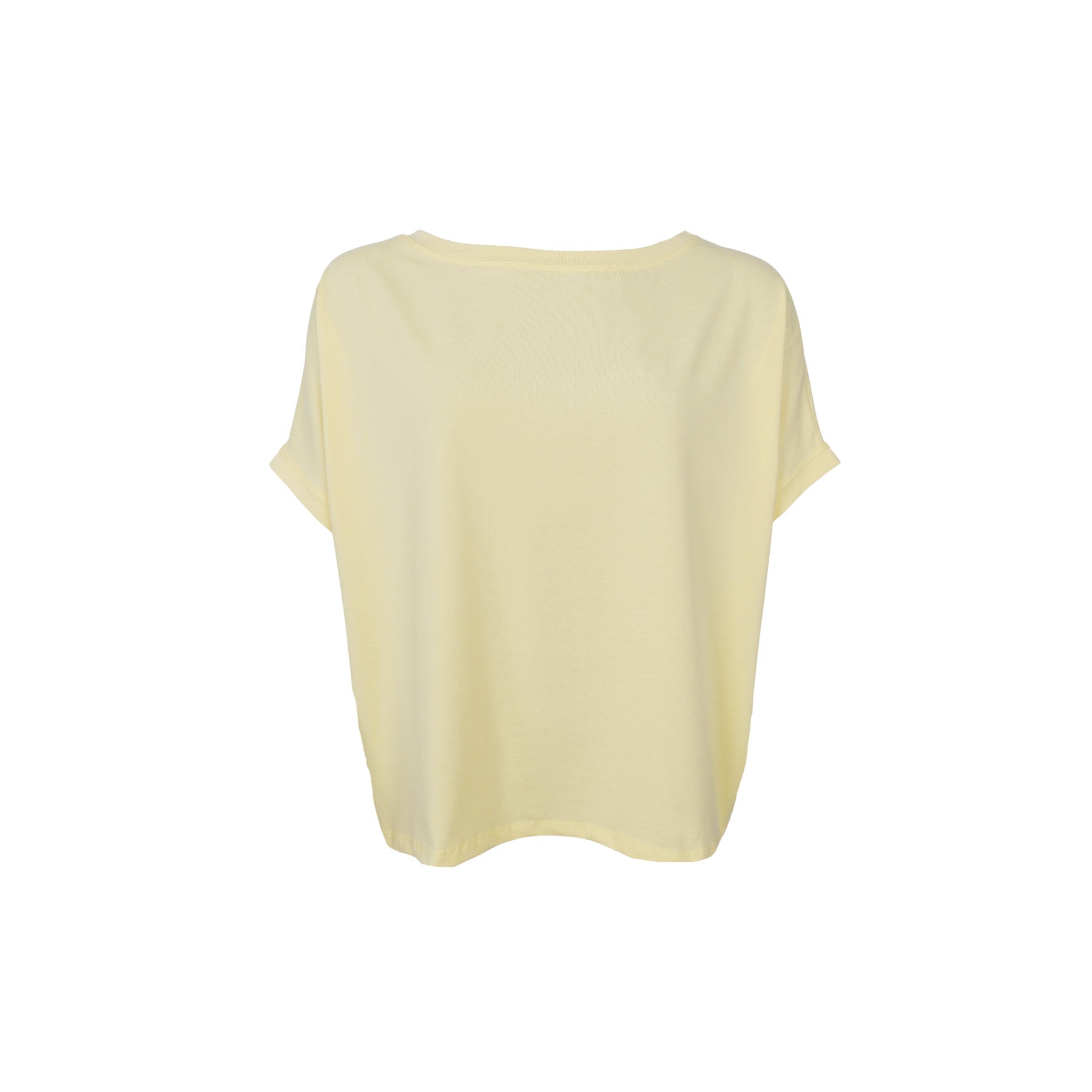 Black Colour T-shirt - BcMay Loose T-shirt i Pastel Yellow