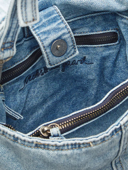 Beck Søndergaard Taske - Washed Denima Fraya Lille Taske i Denim
