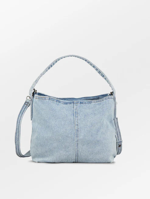 Beck Søndergaard Taske - Washed Denima Fraya Lille Taske i Denim