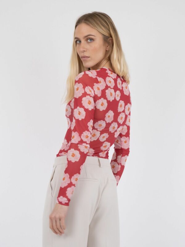 Neo Noir Bluse - Ella Poppy Mesh Bluse