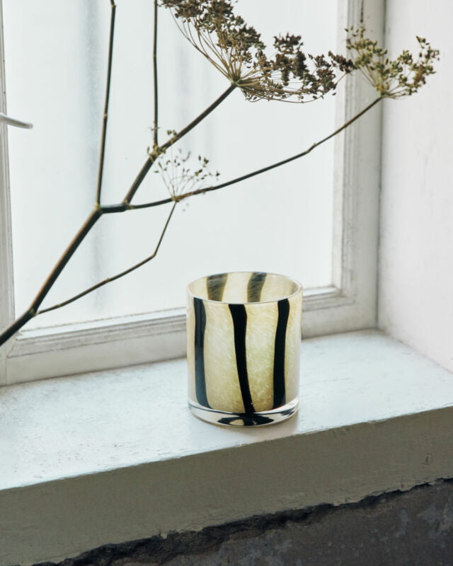 House Doctor Lysestage - Fyrfads lysestage Blur i Sort